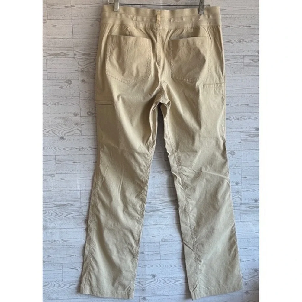 Duluth Trading Dry-on-the-Fly Cargo Pants Tan‎ hiking draw string 12 x 33 60755